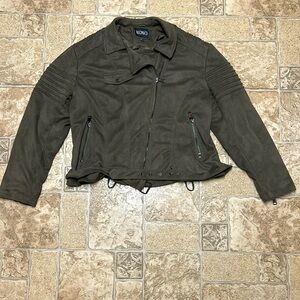XOXO Faux Suede Moto Jacket